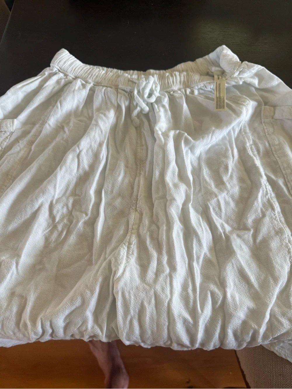 Free People Quinn Pants. 2 pairs ivory and charcoal combo XS - Picture 7 of 8
